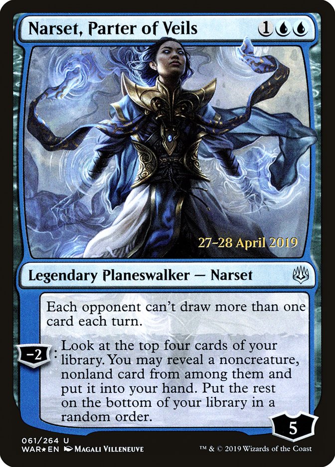 Narset, Parter of Veils [War of the Spark Prerelease Promos] | Deep Dive Games St. Marys