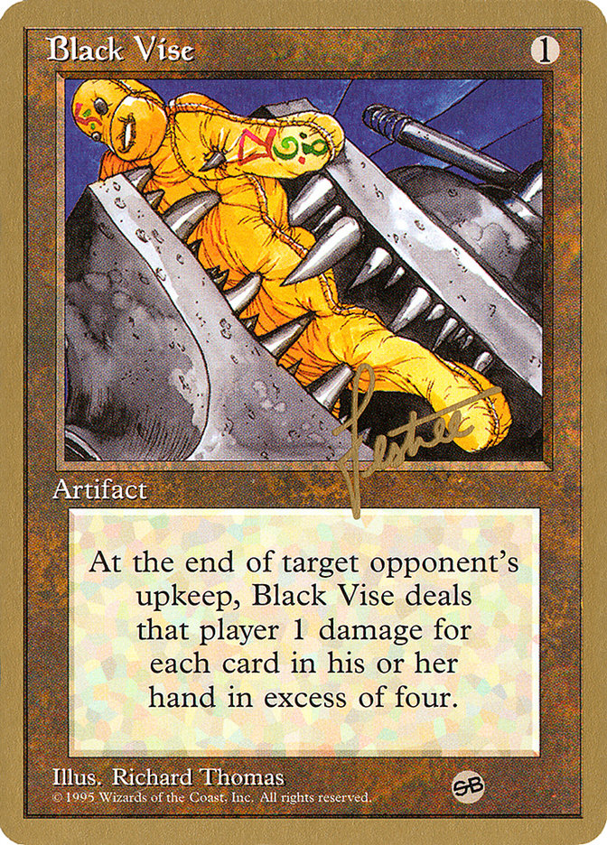 Black Vise (Bertrand Lestree) (SB) [Pro Tour Collector Set] | Deep Dive Games St. Marys