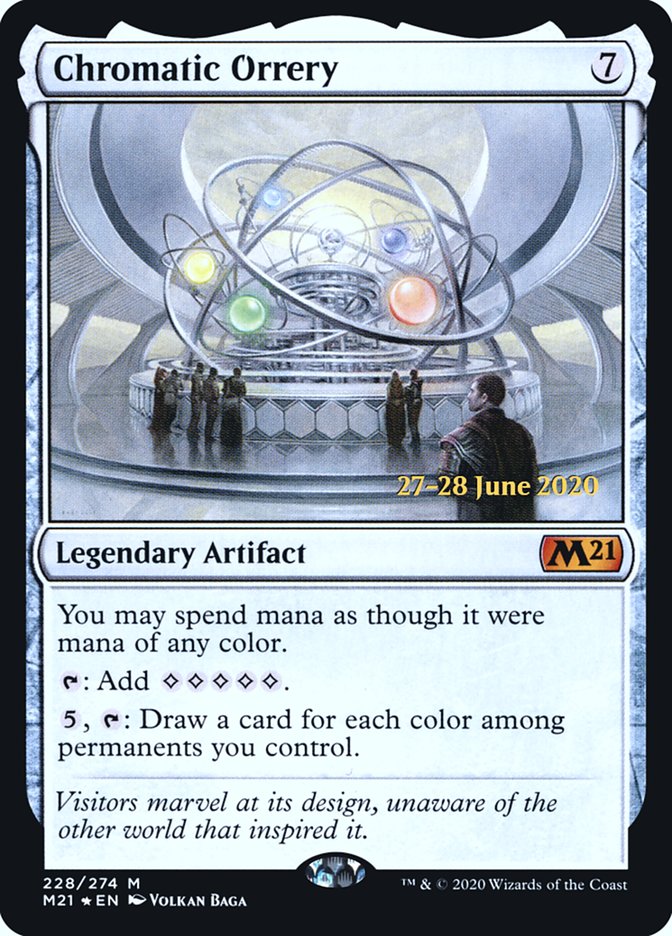 Chromatic Orrery [Core Set 2021 Prerelease Promos] | Deep Dive Games St. Marys