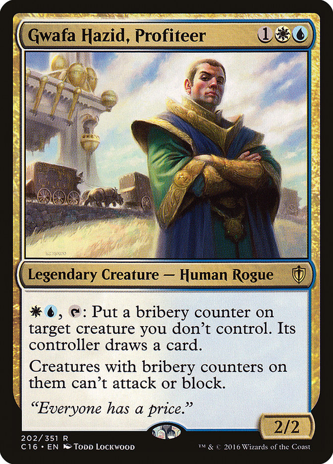 Gwafa Hazid, Profiteer [Commander 2016] | Deep Dive Games St. Marys