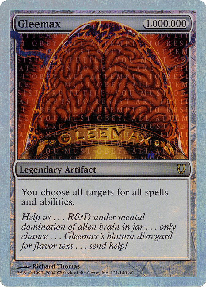 Gleemax (Alternate Foil) [Unhinged] | Deep Dive Games St. Marys