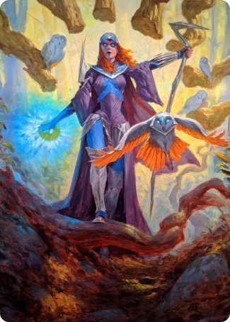 Kasmina, Enigma Sage Art Card [Strixhaven: School of Mages Art Series] | Deep Dive Games St. Marys