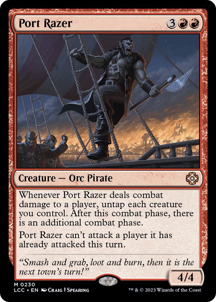 Port Razer [The Lost Caverns of Ixalan Commander] | Deep Dive Games St. Marys