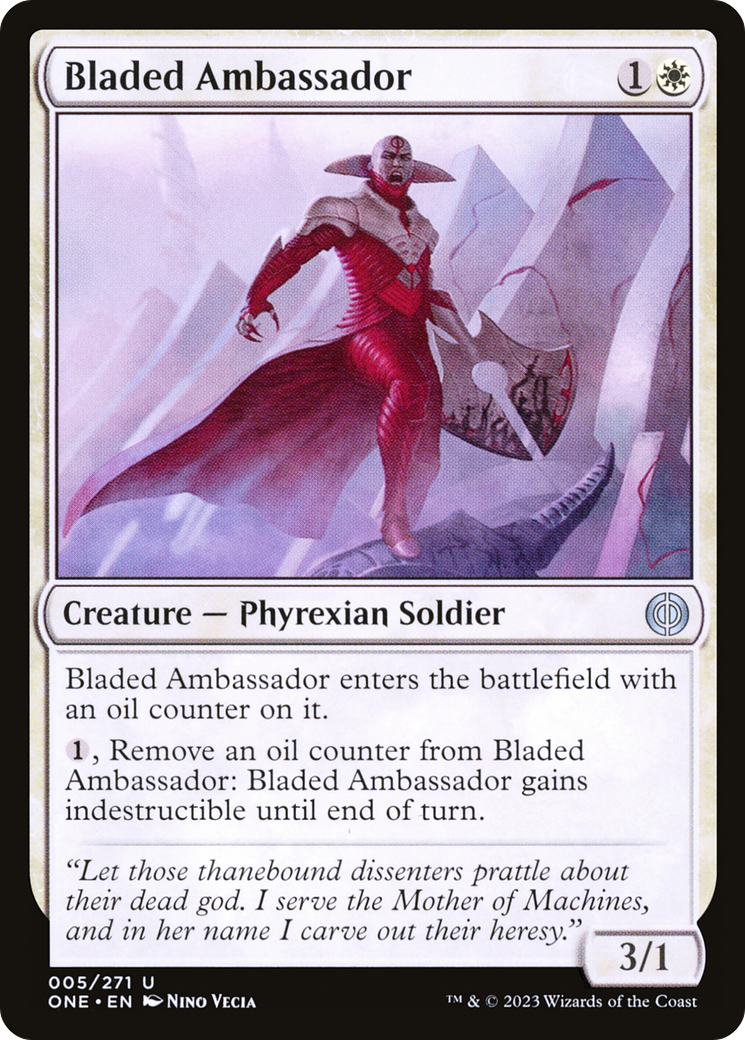 Bladed Ambassador [Phyrexia: All Will Be One] | Deep Dive Games St. Marys