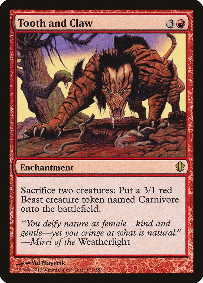 Tooth and Claw [Commander 2013] | Deep Dive Games St. Marys