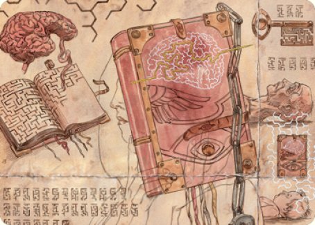 Mazemind Tome Art Card [The Brothers' War Art Series] | Deep Dive Games St. Marys