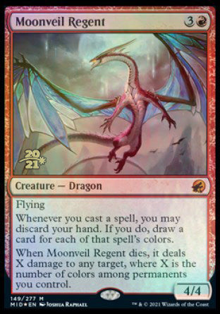 Moonveil Regent [Innistrad: Midnight Hunt Prerelease Promos] | Deep Dive Games St. Marys