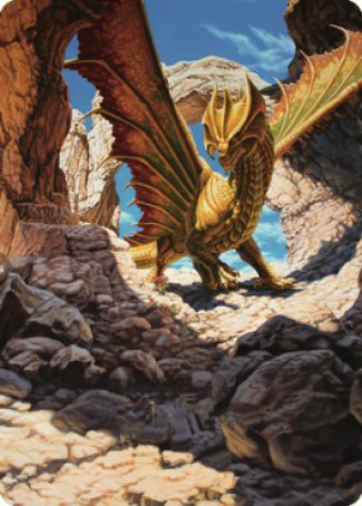 Ancient Brass Dragon Art Card (02) [Commander Legends: Battle for Baldur's Gate Art Series] | Deep Dive Games St. Marys