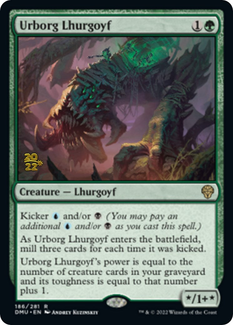 Urborg Lhurgoyf [Dominaria United Prerelease Promos] | Deep Dive Games St. Marys