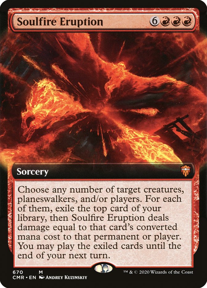 Soulfire Eruption (Extended Art) [Commander Legends] | Deep Dive Games St. Marys