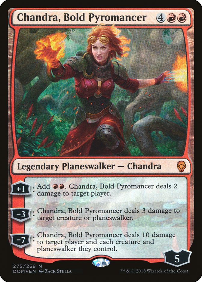 Chandra, Bold Pyromancer [Dominaria] | Deep Dive Games St. Marys