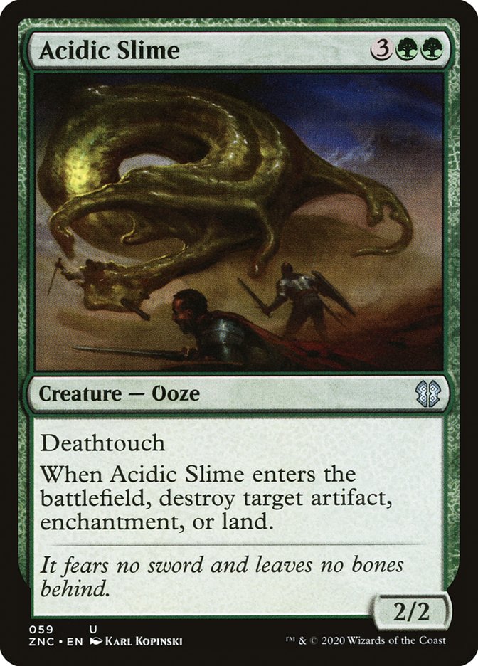 Acidic Slime [Zendikar Rising Commander] | Deep Dive Games St. Marys