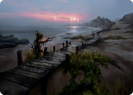 Deserted Beach Art Card [Innistrad: Midnight Hunt Art Series] | Deep Dive Games St. Marys