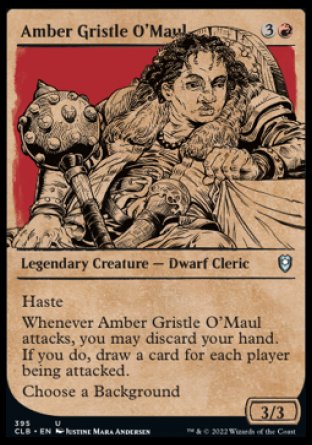 Amber Gristle O'Maul (Showcase) [Commander Legends: Battle for Baldur's Gate] | Deep Dive Games St. Marys