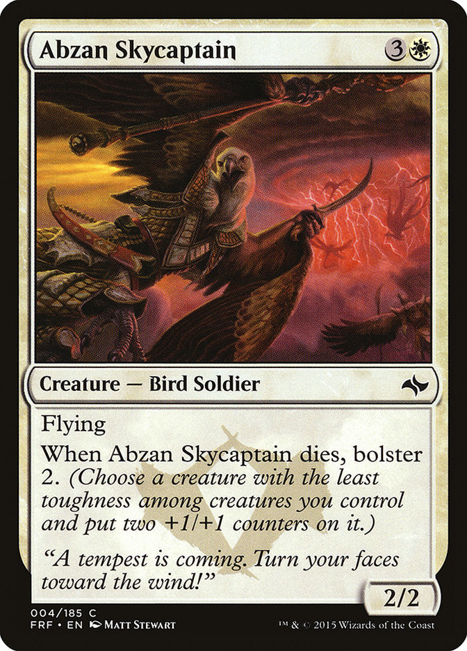 Abzan Skycaptain [Fate Reforged] | Deep Dive Games St. Marys