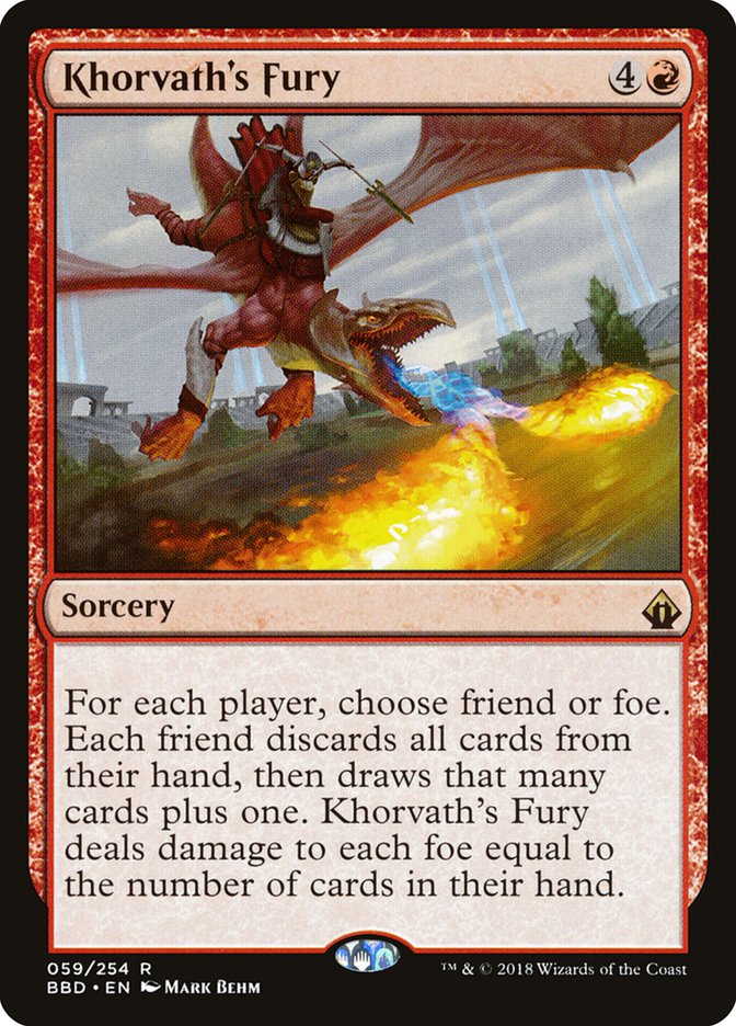 Khorvath's Fury [Battlebond] | Deep Dive Games St. Marys