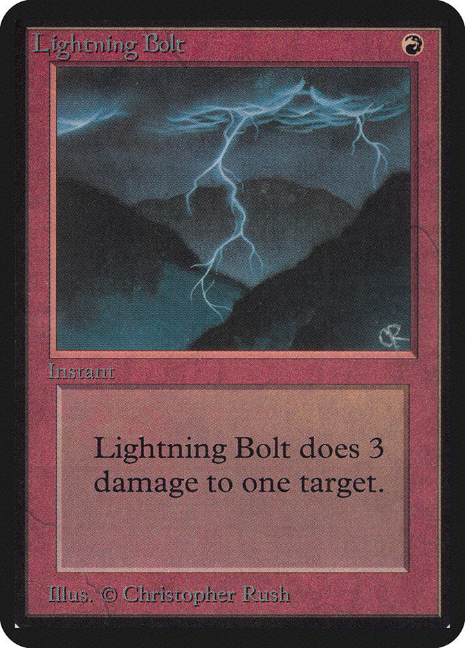 Lightning Bolt [Alpha Edition] | Deep Dive Games St. Marys