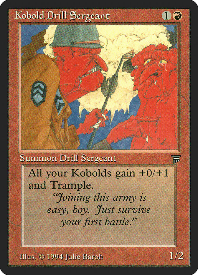 Kobold Drill Sergeant [Legends] | Deep Dive Games St. Marys