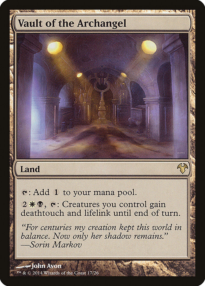 Vault of the Archangel [Modern Event Deck 2014] | Deep Dive Games St. Marys