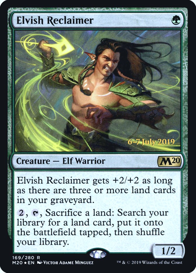 Elvish Reclaimer [Core Set 2020 Prerelease Promos] | Deep Dive Games St. Marys