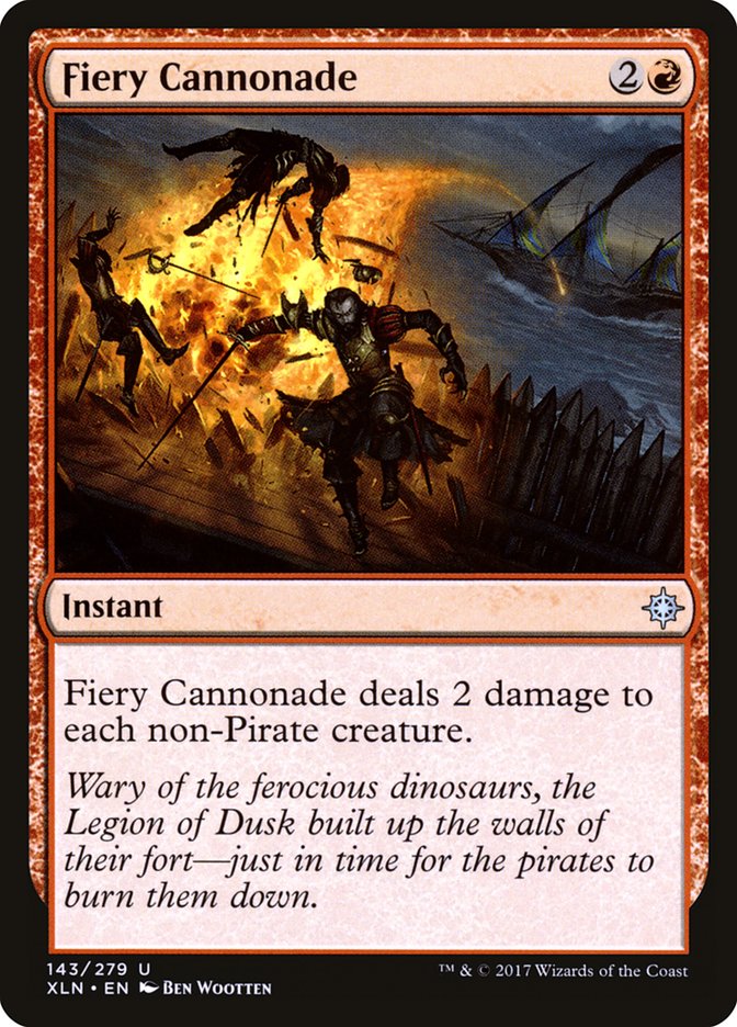 Fiery Cannonade [Ixalan] | Deep Dive Games St. Marys