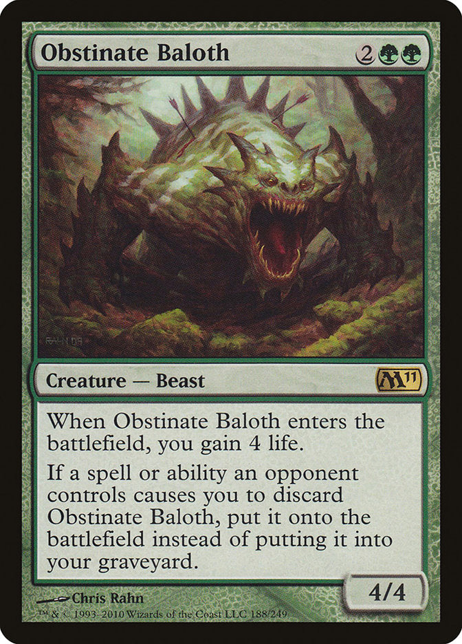 Obstinate Baloth [Magic 2011] | Deep Dive Games St. Marys