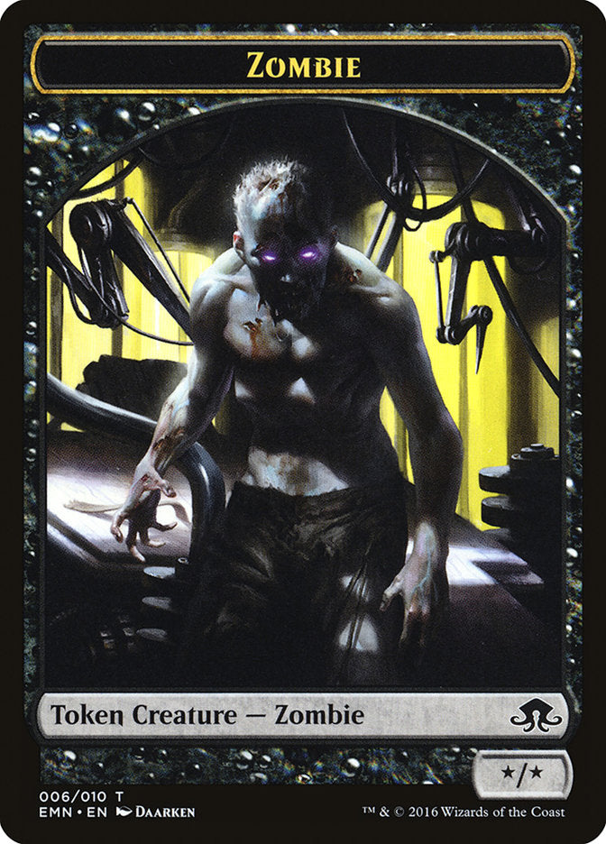 Zombie Token (006/010) [Eldritch Moon Tokens] | Deep Dive Games St. Marys