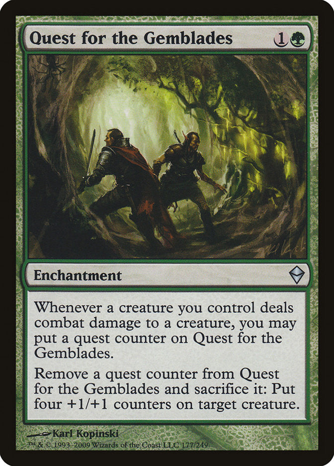 Quest for the Gemblades [Zendikar] | Deep Dive Games St. Marys