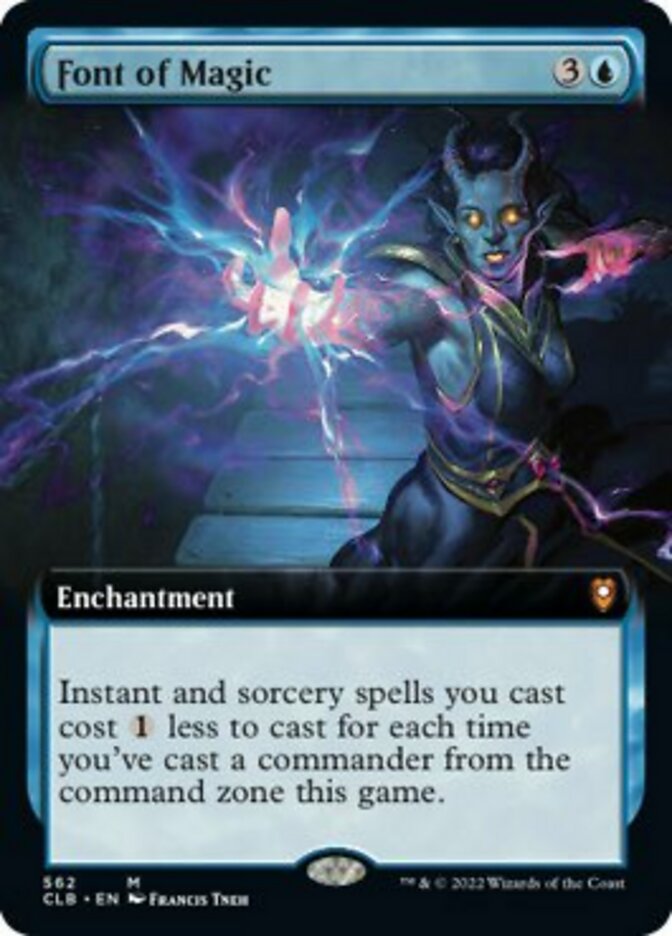 Font of Magic (Extended Art) [Commander Legends: Battle for Baldur's Gate] | Deep Dive Games St. Marys
