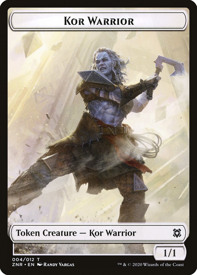 Insect // Kor Warrior Double-Sided Token [Zendikar Rising Tokens] | Deep Dive Games St. Marys