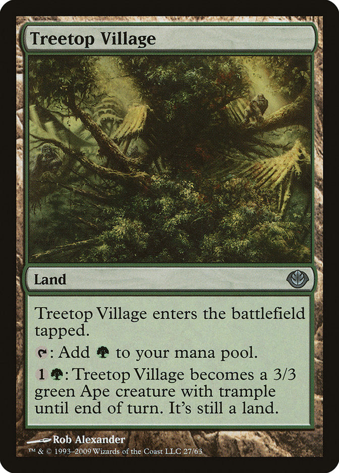 Treetop Village [Duel Decks: Garruk vs. Liliana] | Deep Dive Games St. Marys