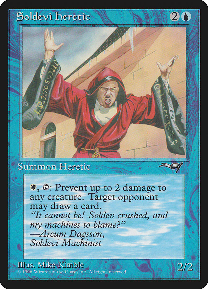 Soldevi Heretic (Hands Raised) [Alliances] | Deep Dive Games St. Marys