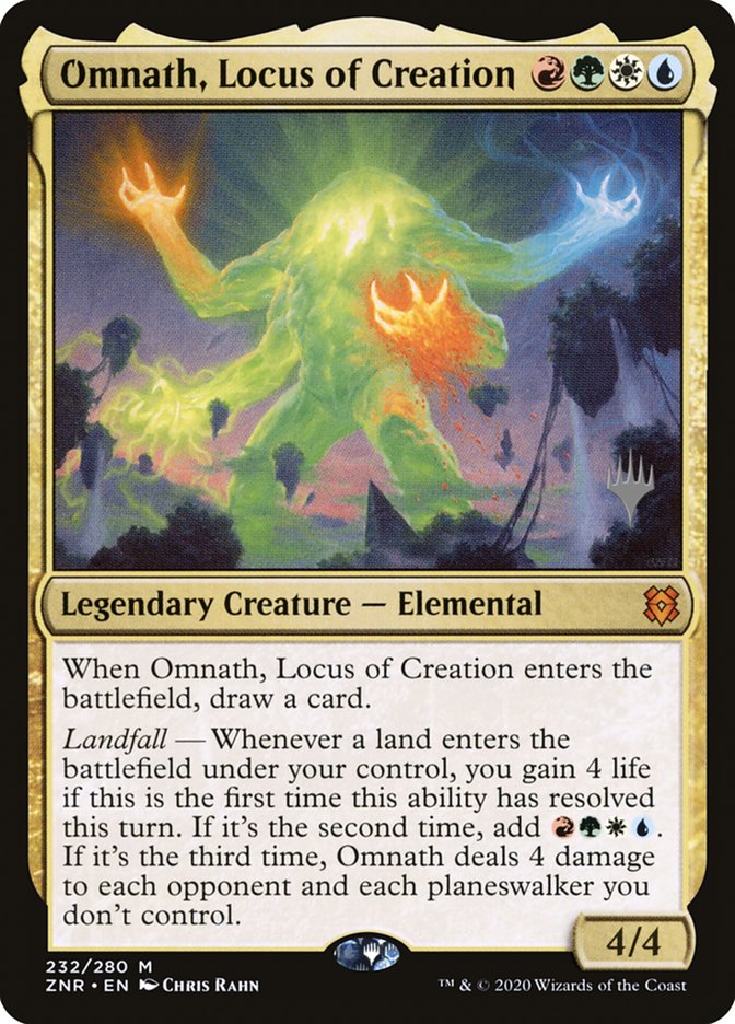 Omnath, Locus of Creation (Promo Pack) [Zendikar Rising Promos] | Deep Dive Games St. Marys