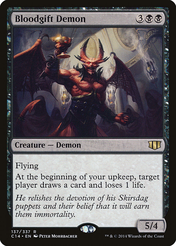 Bloodgift Demon [Commander 2014] | Deep Dive Games St. Marys