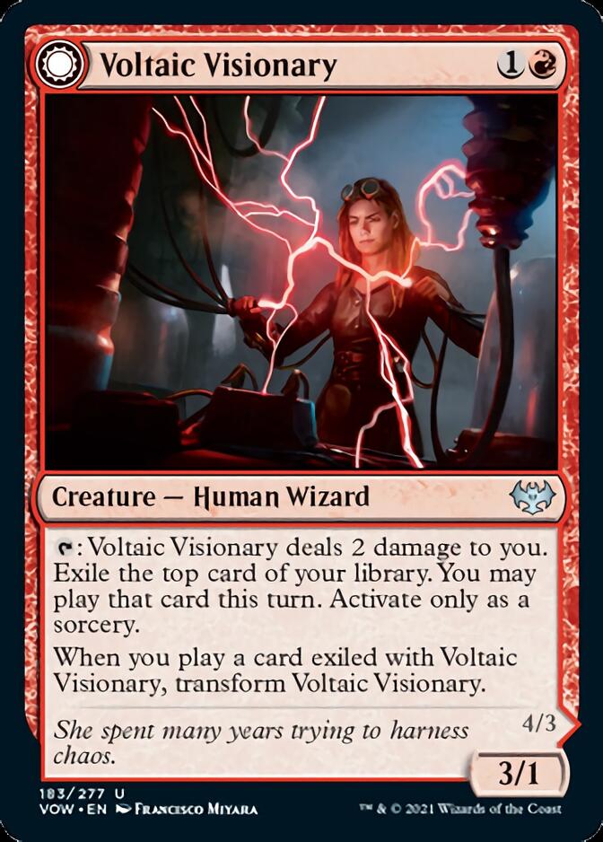 Voltaic Visionary // Volt-Charged Berserker [Innistrad: Crimson Vow] | Deep Dive Games St. Marys