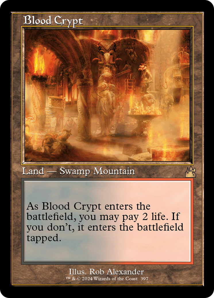 Blood Crypt (Retro) [Ravnica Remastered] | Deep Dive Games St. Marys