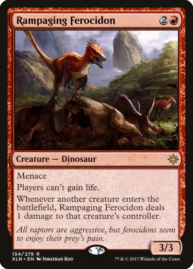 Rampaging Ferocidon [Ixalan] | Deep Dive Games St. Marys