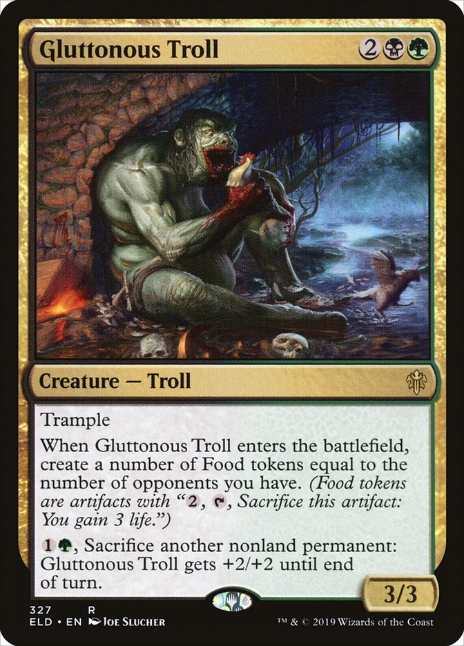 Gluttonous Troll [Throne of Eldraine] | Deep Dive Games St. Marys