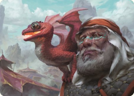 Dragon Whelp Art Card [Dominaria United Art Series] | Deep Dive Games St. Marys