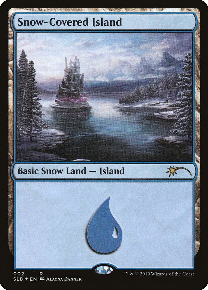 Snow-Covered Island (2) [Secret Lair Drop Series] | Deep Dive Games St. Marys