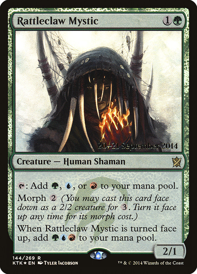 Rattleclaw Mystic [Khans of Tarkir Prerelease Promos] | Deep Dive Games St. Marys