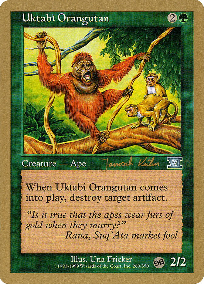 Uktabi Orangutan (Janosch Kuhn) (SB) [World Championship Decks 2000] | Deep Dive Games St. Marys