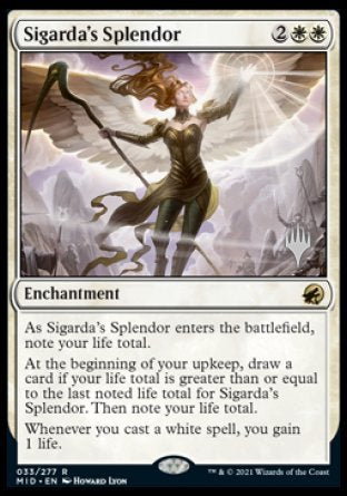 Sigarda's Splendor (Promo Pack) [Innistrad: Midnight Hunt Promos] | Deep Dive Games St. Marys