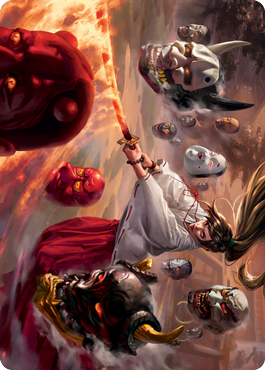 Unquenchable Fury Art Card [Kamigawa: Neon Dynasty Art Series] | Deep Dive Games St. Marys