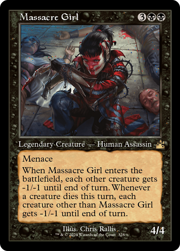 Massacre Girl (Retro) [Ravnica Remastered] | Deep Dive Games St. Marys