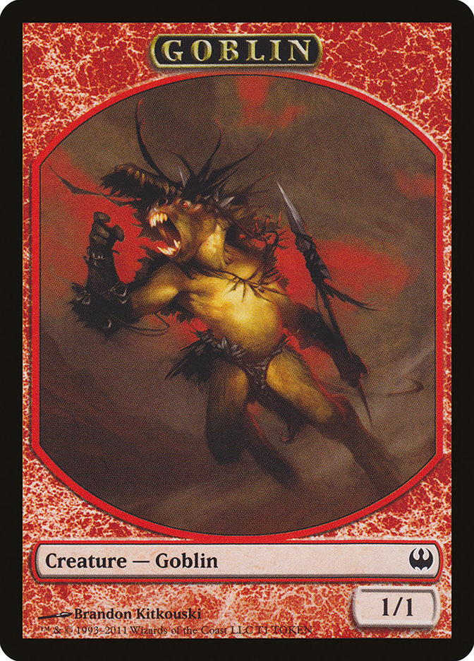 Goblin Token [Duel Decks: Knights vs. Dragons Tokens] | Deep Dive Games St. Marys