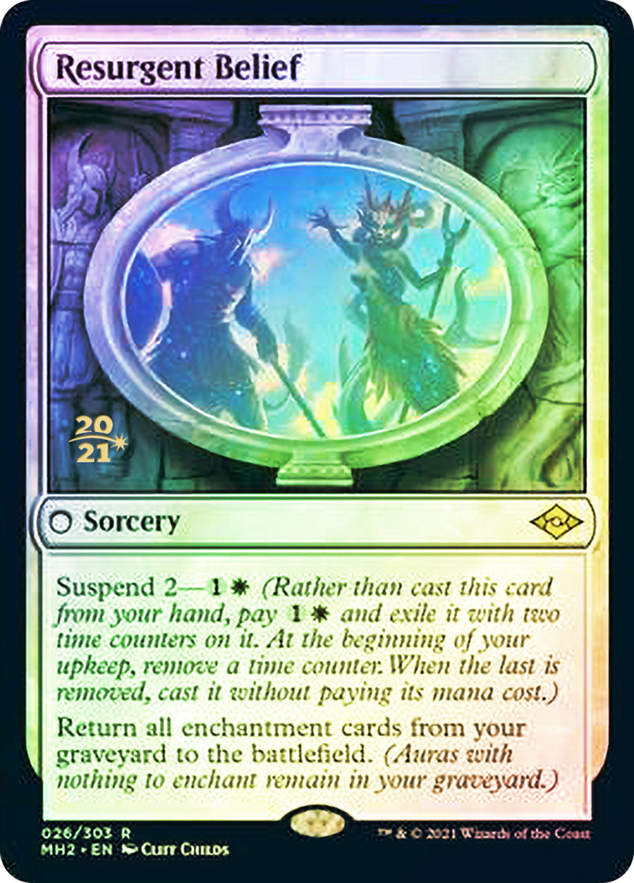 Resurgent Belief [Modern Horizons 2 Prerelease Promos] | Deep Dive Games St. Marys