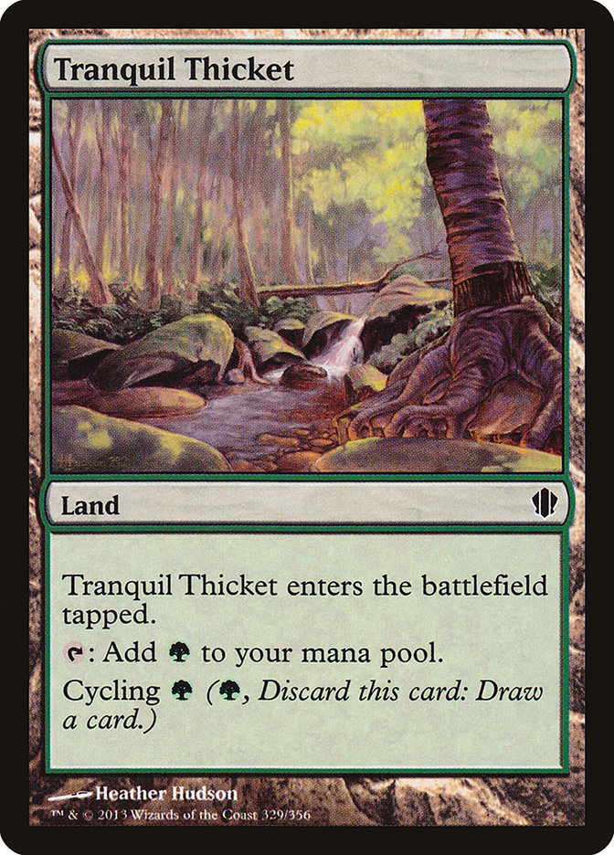 Tranquil Thicket [Commander 2013] | Deep Dive Games St. Marys