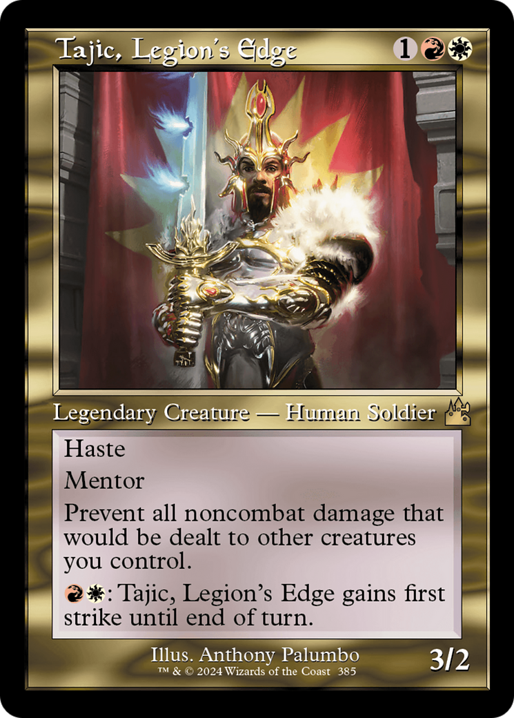 Tajic, Legion's Edge (Retro Frame) [Ravnica Remastered] | Deep Dive Games St. Marys