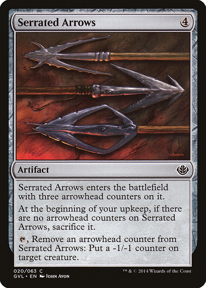 Serrated Arrows (Garruk vs. Liliana) [Duel Decks Anthology] | Deep Dive Games St. Marys